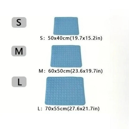 Summer Pet Cooling Mat – Dog & Cat Cooling Bed