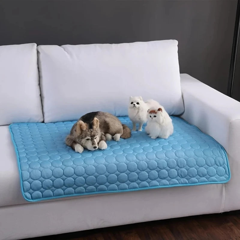 Summer Pet Cooling Mat – Dog & Cat Cooling Bed