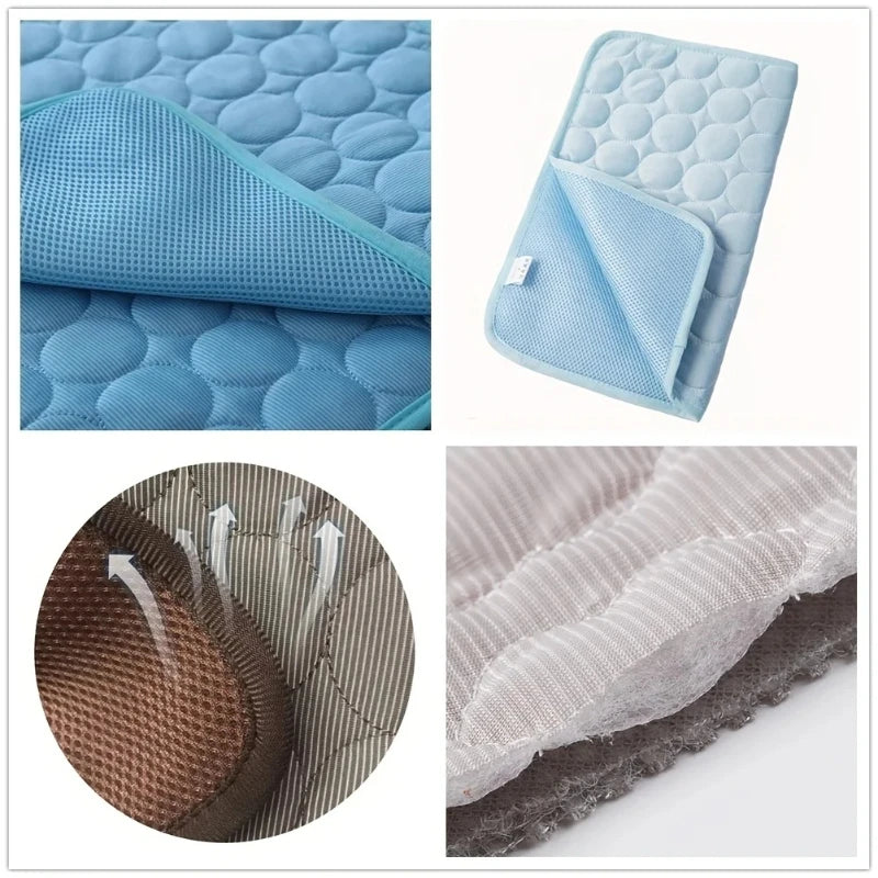 Summer Pet Cooling Mat – Dog & Cat Cooling Bed